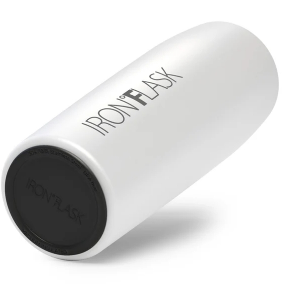 NIB Iron Flask Tumbler 28 oz Hot / Cold 2 Lids & 2 Straws - Picture 6 of 6